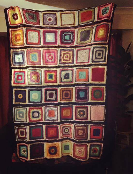crocheted blanket